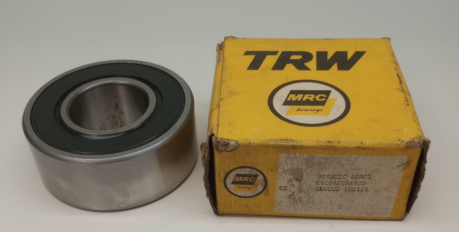 MRC 309SZZC Ball Bearing Deep Groove 45mm ID X 100mm OD X 39.65mm W Sealed