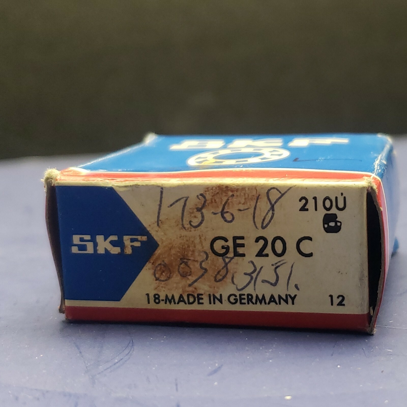 SKF GE 20 C SPHERICAL PLAIN BRGS FACTORY OEM NEW ~ In-stock 🇺🇸