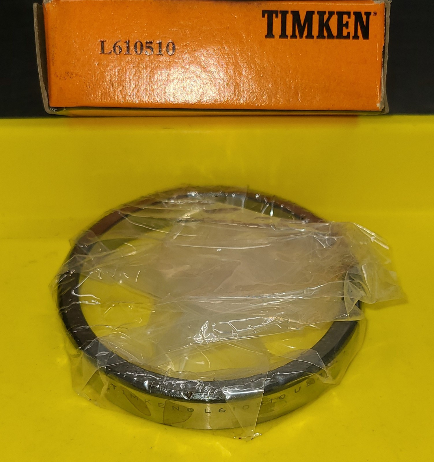 Timken L610510 Tapered Roller Bearing Cup, 3.7188″ OD, 0.5938″ Width