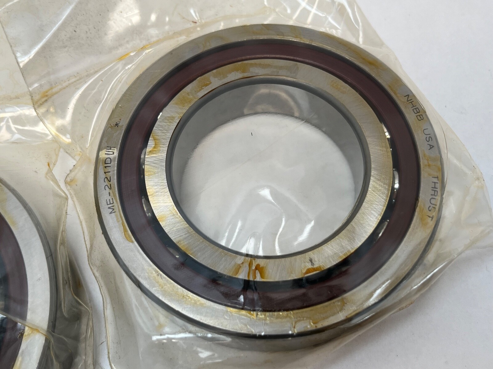 NHBB ME2211DH Angular Bearing 55x100x21mm ME-2211-DUH 7211-C-TPA-P4-DUH USA 2Pcs