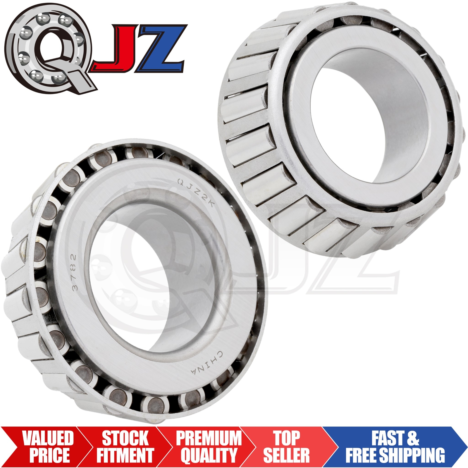 [Qty.2] New BR-3782 Tapered Roller Bearing Single-Cone [1-3/4″ Bore x 30.3mm W]