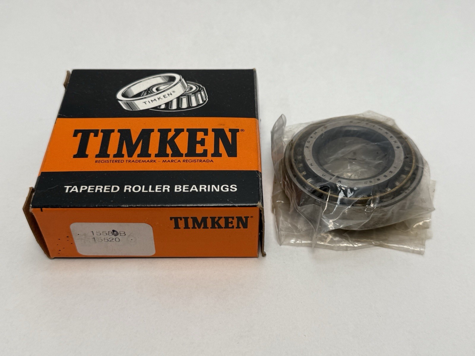 Timken 15580B/15520 Taper Bearing Cone&Cup 1-1/16″ ID 2-1/4″ OD 15580 15520