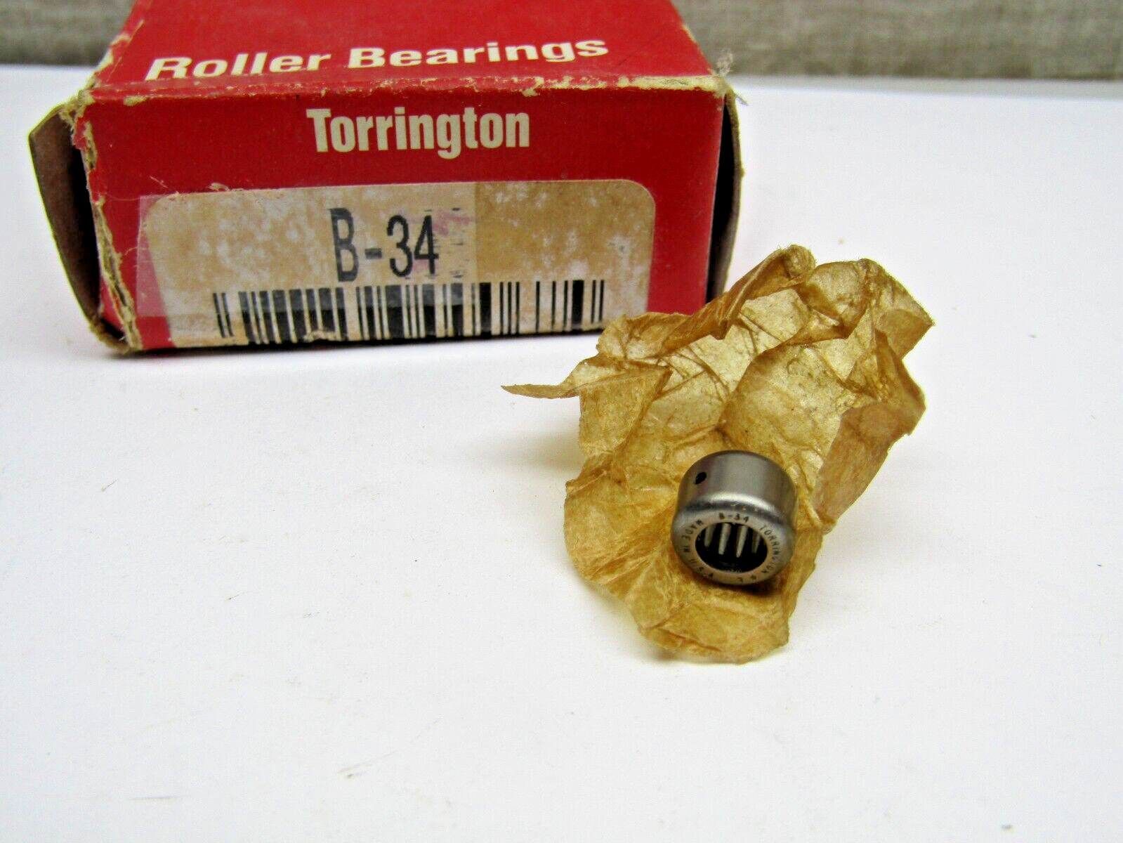 Torrington B-34 3/16″ X 11/32″ X 1/4″ Needle Roller Bearing
