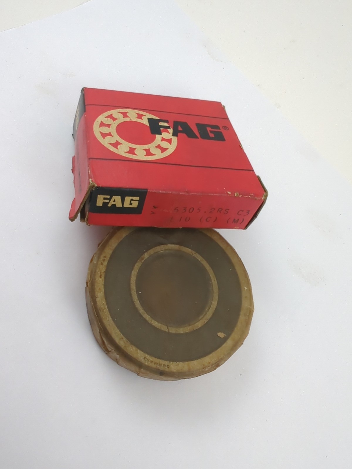 FAG 6305.2RS C3 DEEP GROOVE BALL BEARING 25x62x17 mm Rubber Seals Both Sides