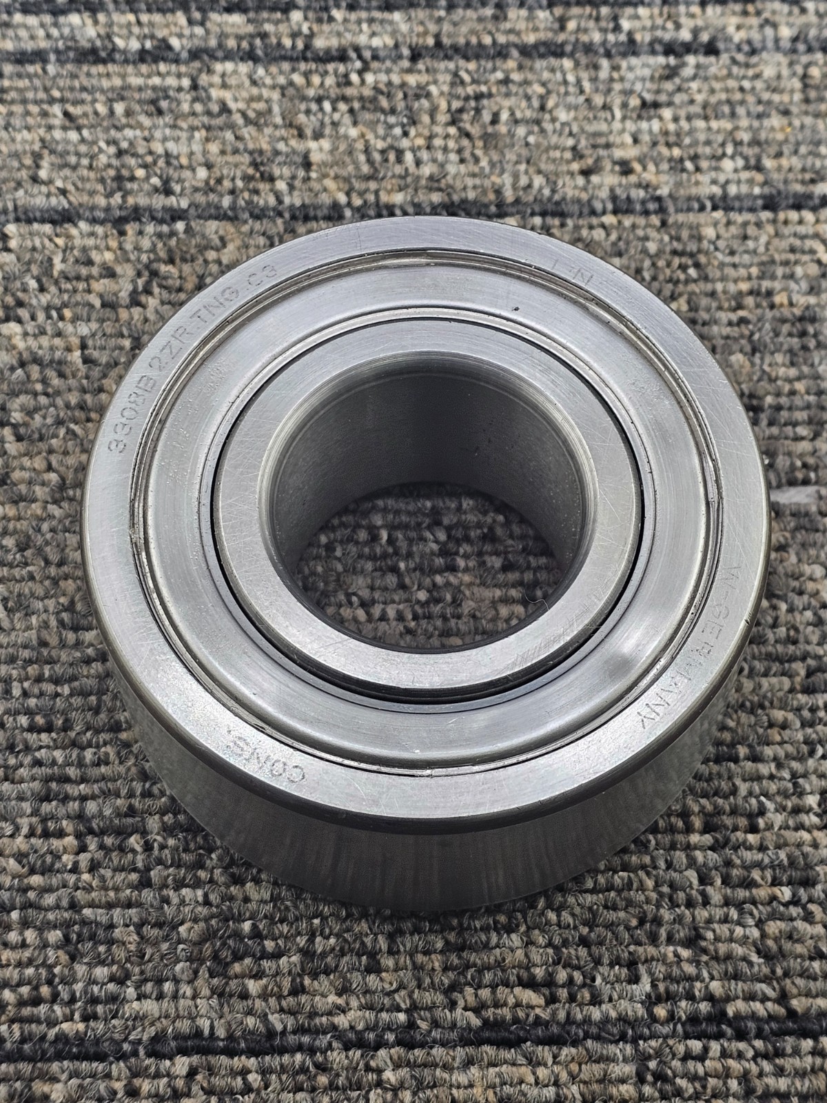 CONSOLIDATED 3308B2ZR-TNG-C3: Double-Row angular Contact Ball Bearing 3.5″ OD