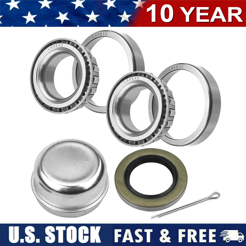 L44649/L44610 Trailer Hub Wheel Bearing Kit L44649 fits Seal 1.25” 2000lb Axles