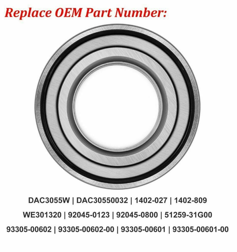 TOPROL DAC3055W Double Radial Ball Bearings 1402-027 1402-809 (2Pcs)