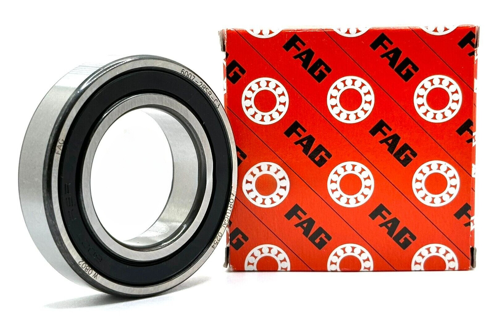 FAG 6007 2RSR C3 DEEP GROOVE BALL BEARING, RUBBER SEALED 35x62x14 mm