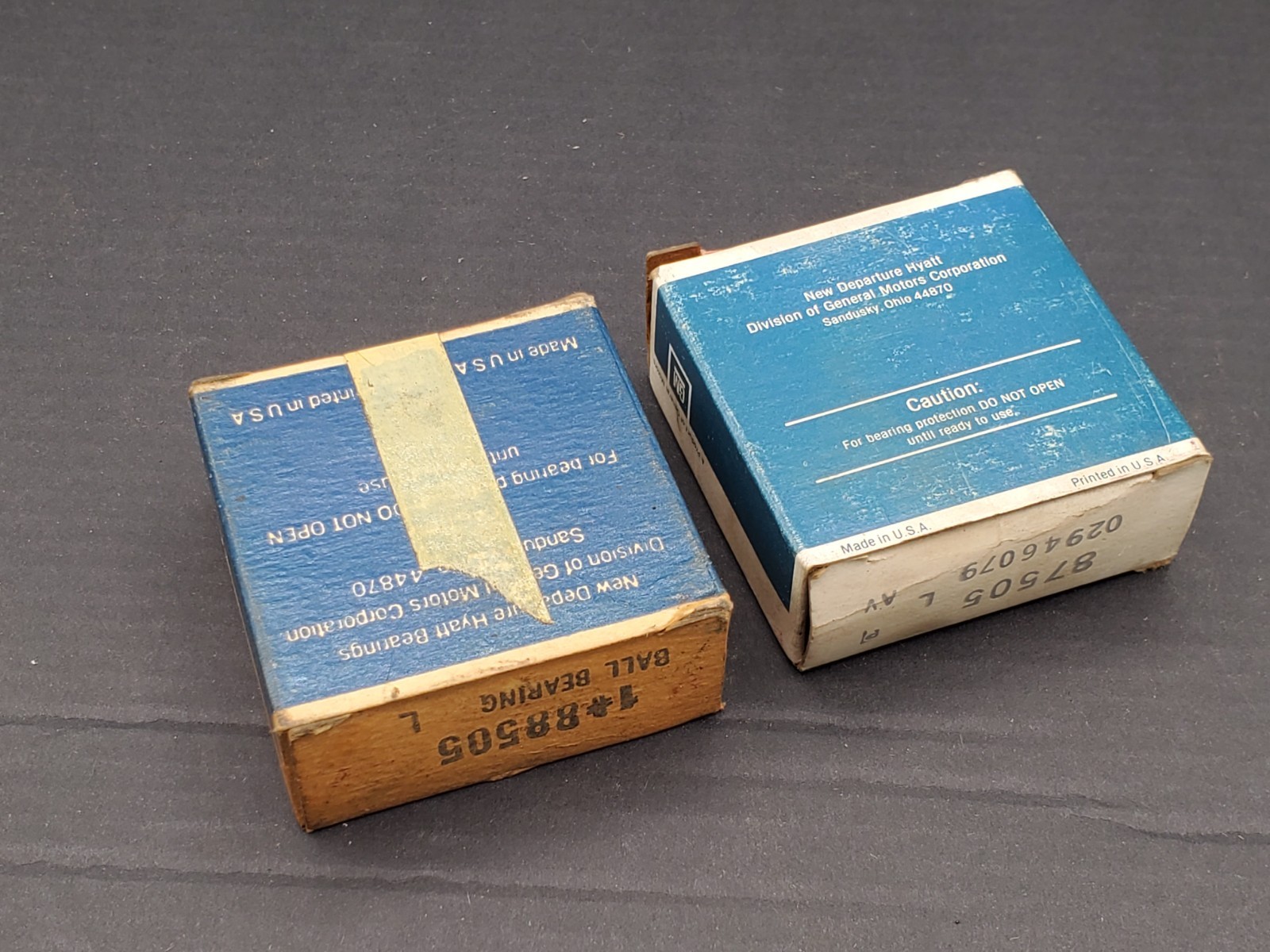 LOT OF 2 PCS NDH DELCO 87505 And 88505 BALL BEARING