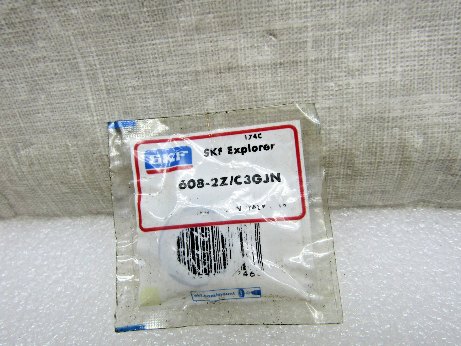(Lot of 2) 608-2Z C3 8mm X 22mm X 7mm Metal Shielded Bearing