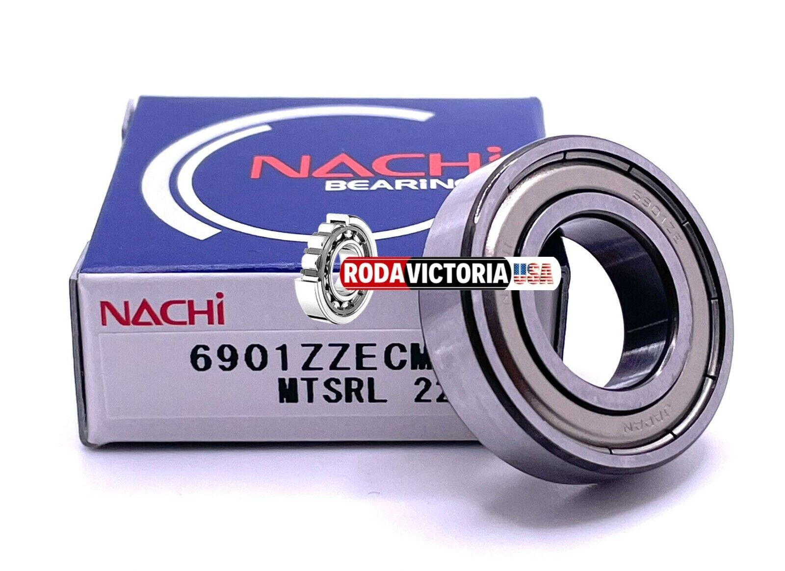 NACHI 6901ZZ Series Deep Groove Radial Ball Bearing 61901 ZZ MADE IN JAPAN