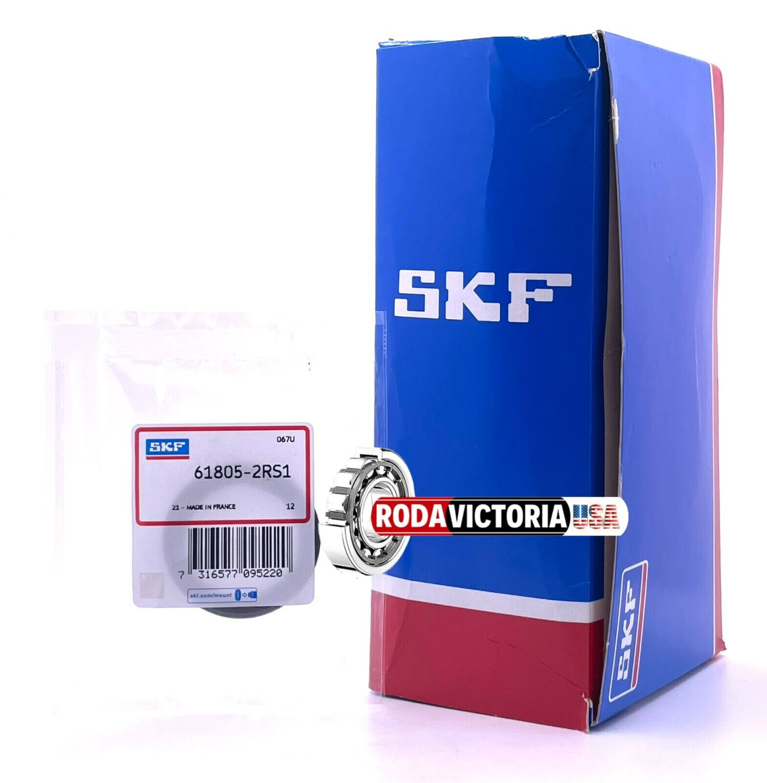SKF 61805-2RS1 Deep Groove Ball Bearings 25x37x7 mm 6805-2RS 6805RS