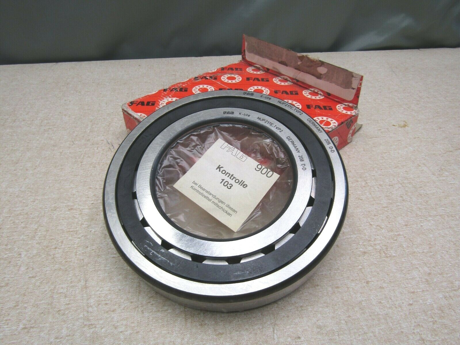 FAG Germany NUP217-E-TVP2 85 mm X 150 mm X 28 mm Cylindrical Roller Bearing