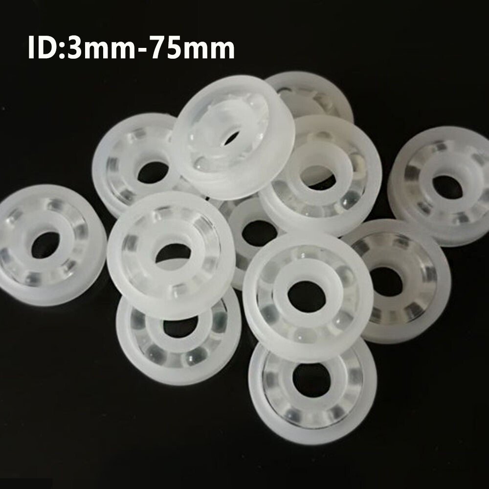 PP Plastic Bearings Deep Groove Ball Bearings Corrosion Resistant -30° to 140°C