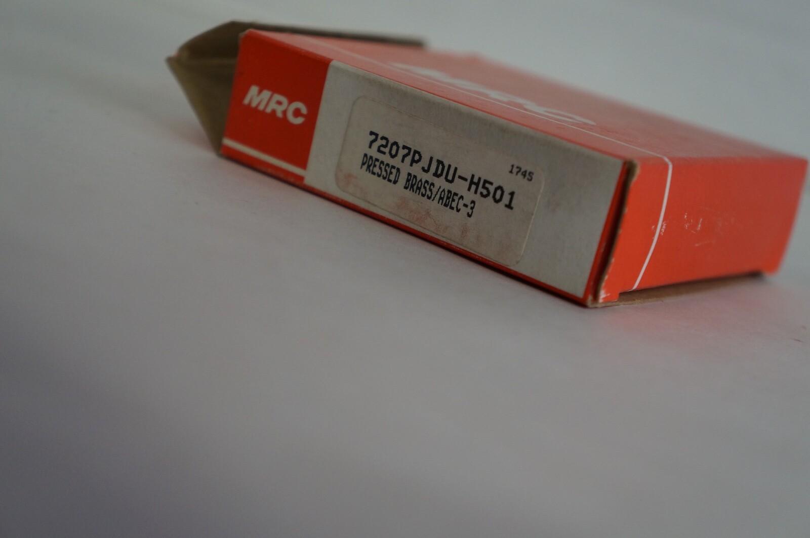 MRC7207PJDU H501 ABEC 3 Angular Contact Bearing Made in the USA. flush ground