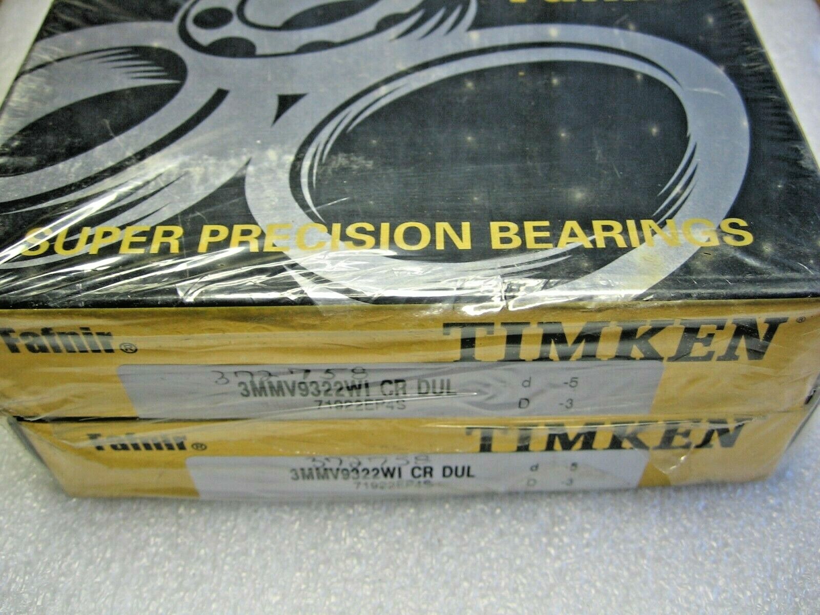 Timken/Fafnir 3MMV9322WI CR DUL Duplex Super Precision Angular Contact Bearings