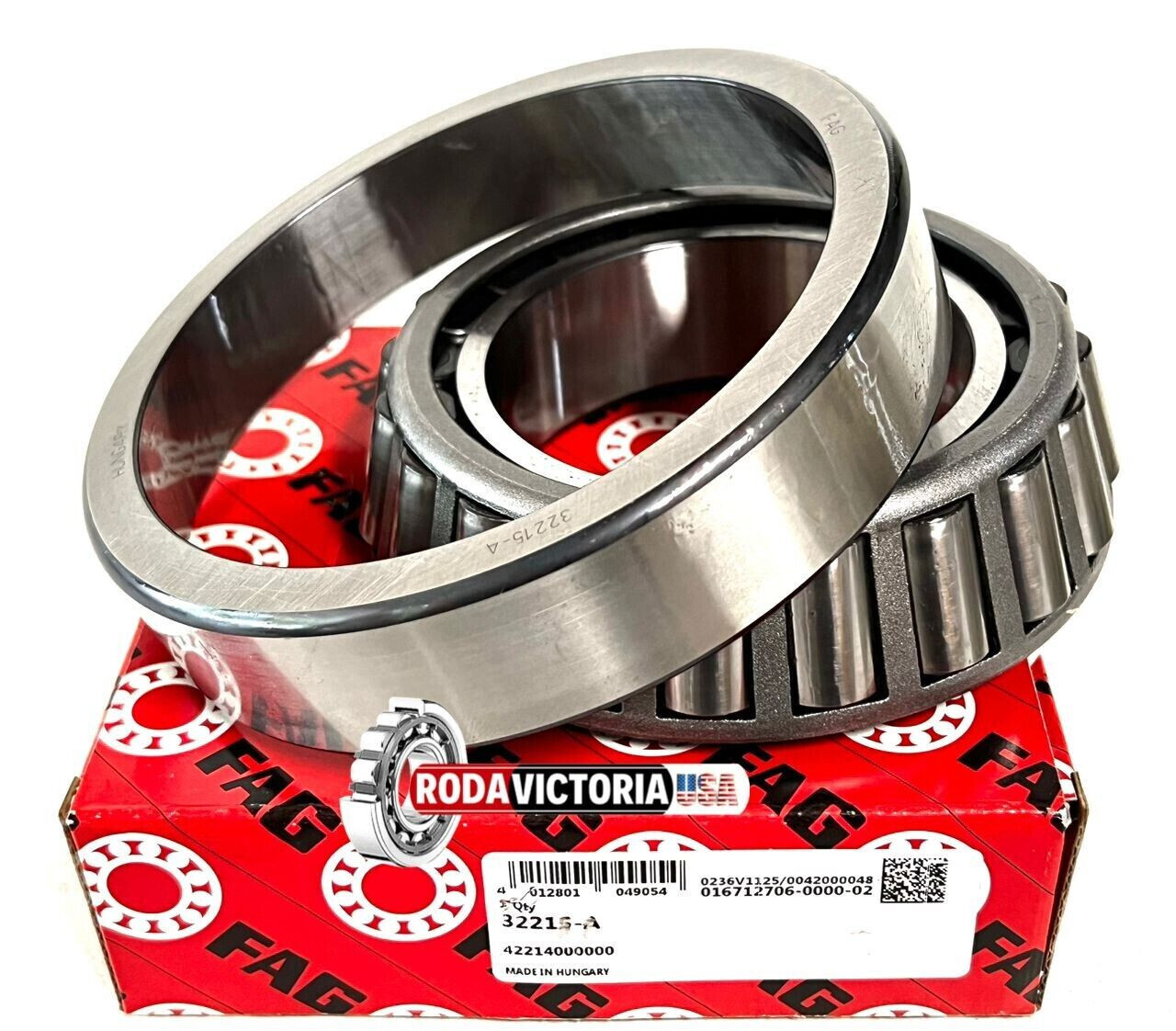 FAG 32215 BEARING SET 32215 RACE 32215JR CONE HINO TRUCK 9884-75114