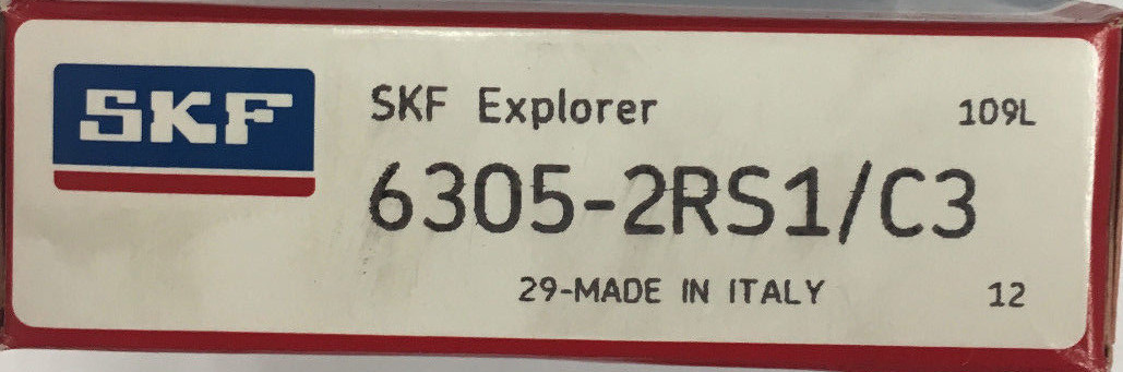 6305-2RS C3 SKF Bearing 25x62x17 (mm)