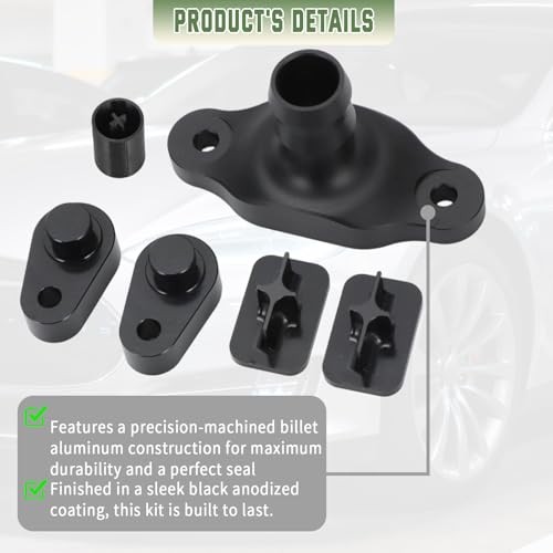 Drive Unit Coolant Port Tesla Model S Billet Aluminum LDU Upgrade