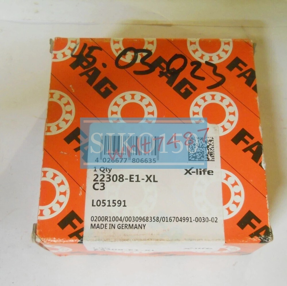 1PC NEW FAG 22308-E1-XL-C3 self-aligning roller bearing .
