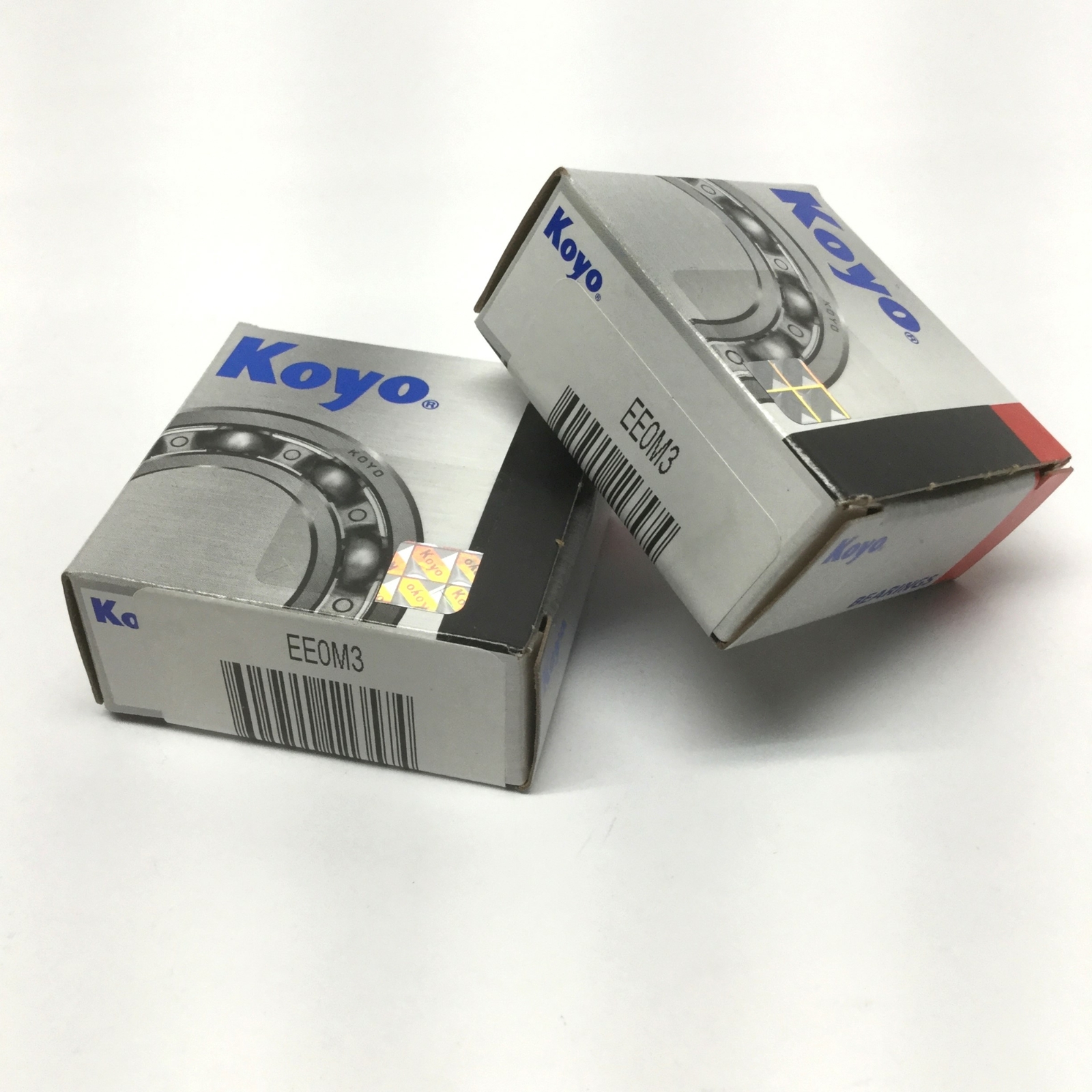 Lot of 2 Koyo EE0M3 Single-Row Radial Ball Bearing 1/8″ ID x 3/8″ OD x 5/32″ W