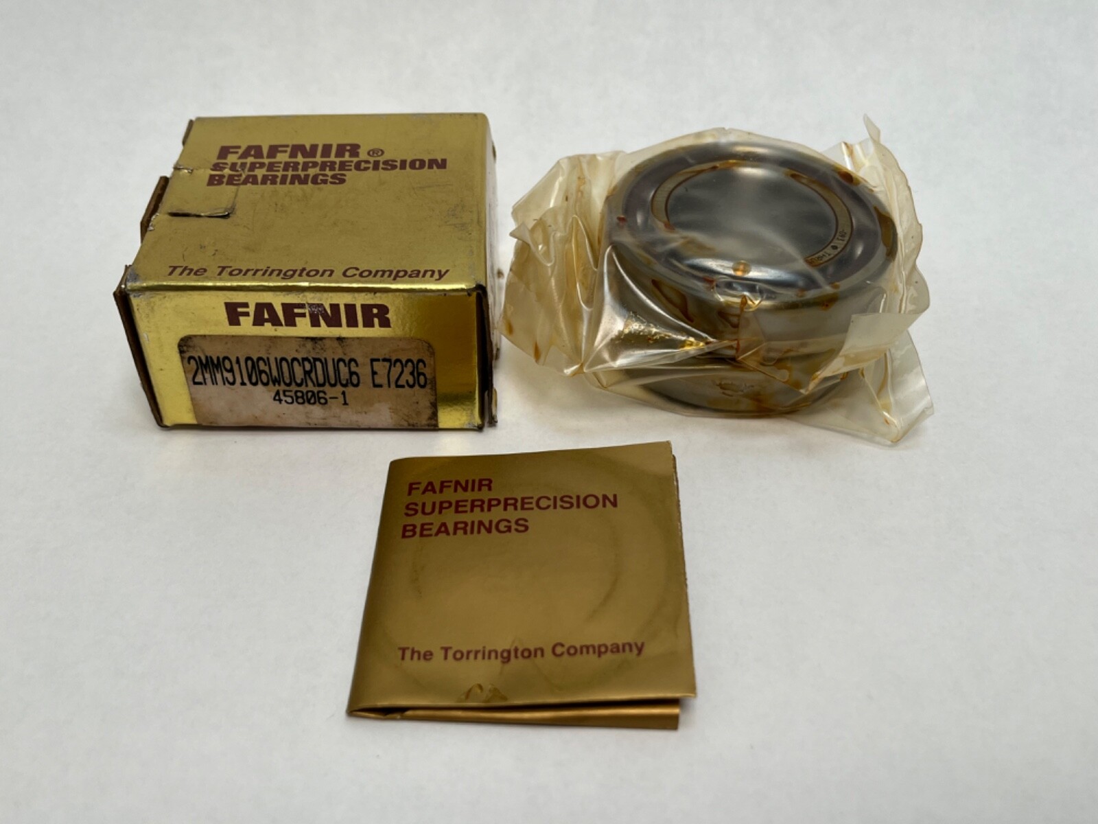 Fafnir 2MM9106WOCRDU Bearing 30x55x13 mm 7006C 2 2MM-9106-WO-CR-DU USA 2Pcs