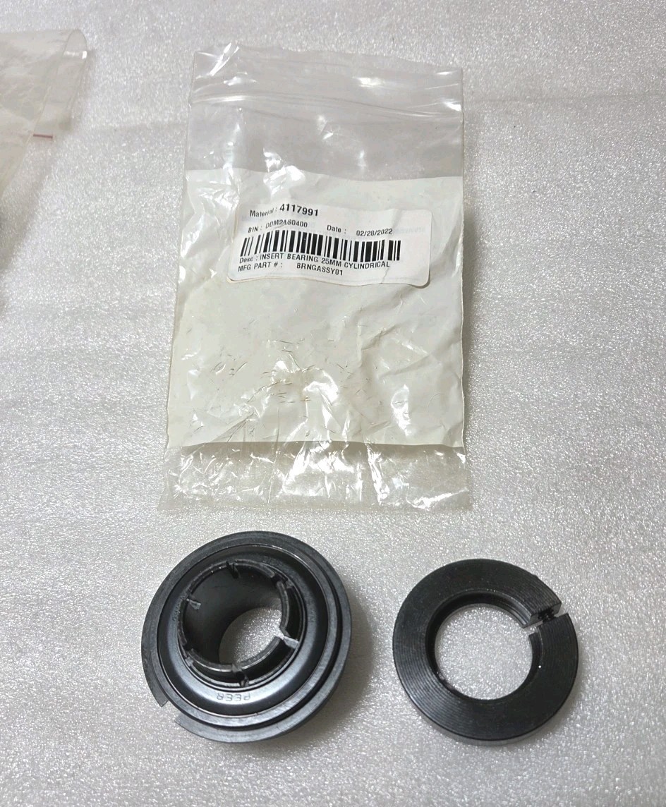 Peer GER205-25MM Insert Bearing – Bore ID 25mm., OD. 2.0472in.,Width 1.358in.