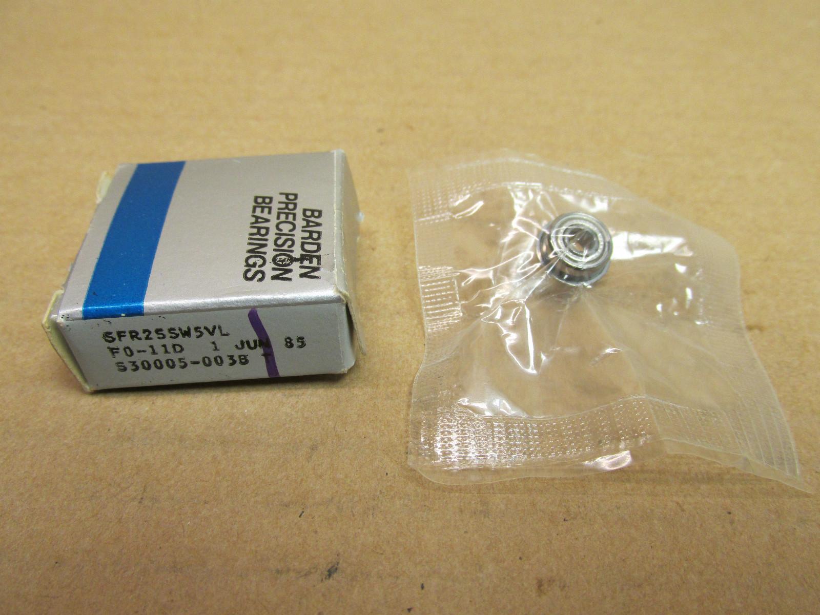 BARDEN SFR2SS-W5VL Super Precision Bearing SFR2SSW5VL 1/8×3/8×5/32″ R2-ZZ USA