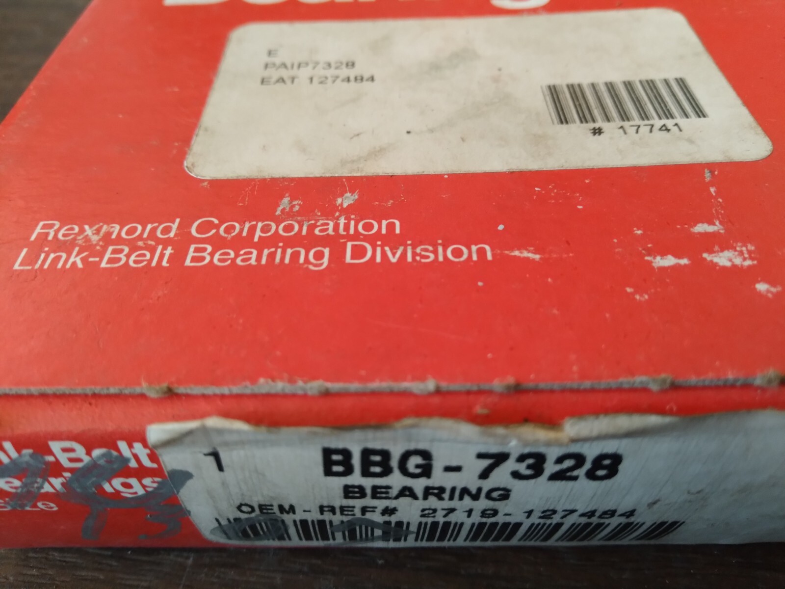 New PAI BBG-7328 Cylindrical Roller Bearing MU1307UMW105