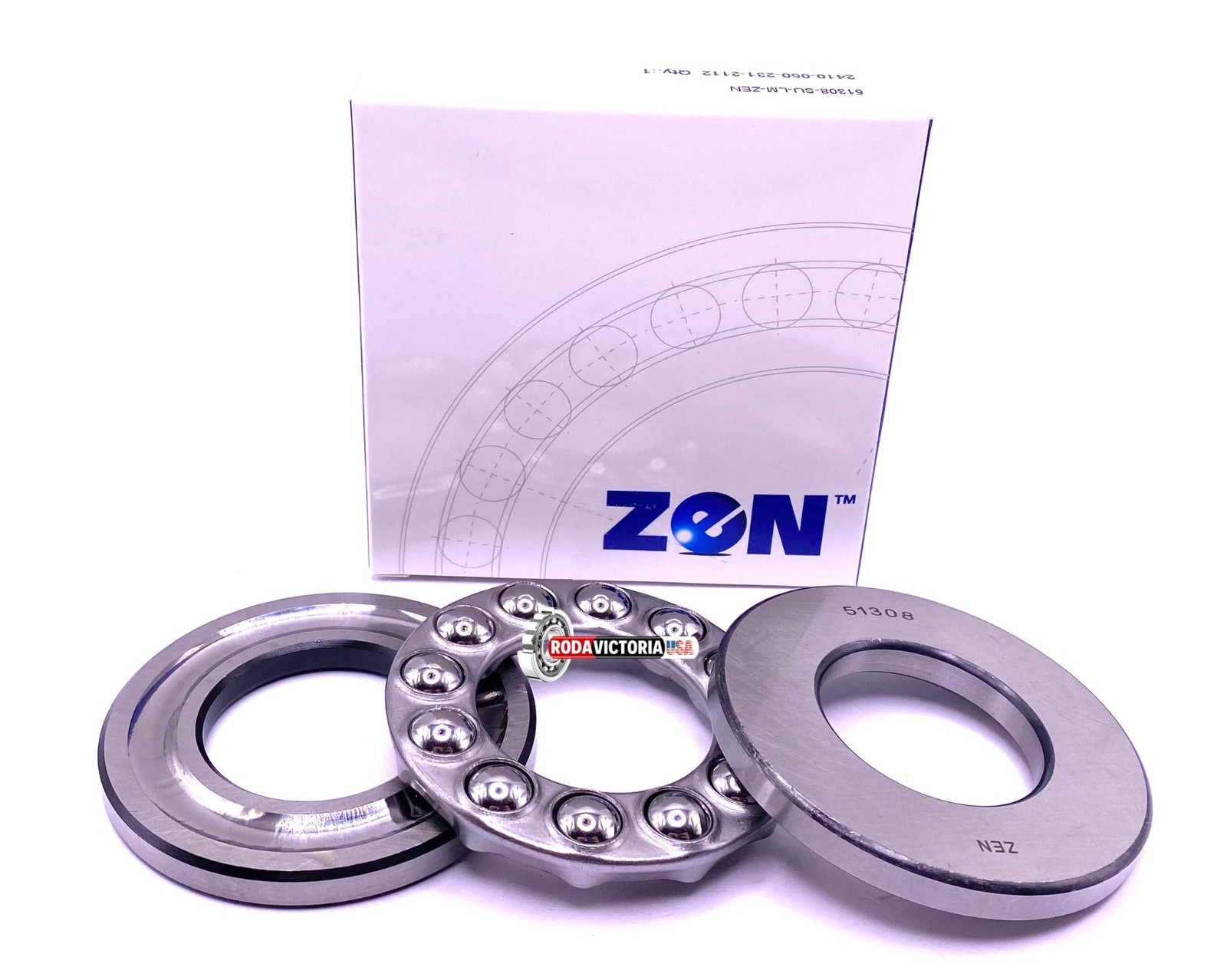ZEN 51308 Axial Deep Groove Ball Bearing 40x78x26 mm