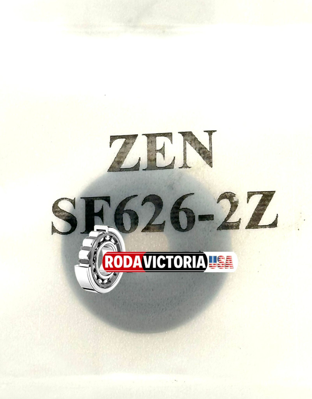 ZEN SF626 ZZ STAINLESS STEEL BALL BEARING, METAL SHIELDED 6x19x6mm