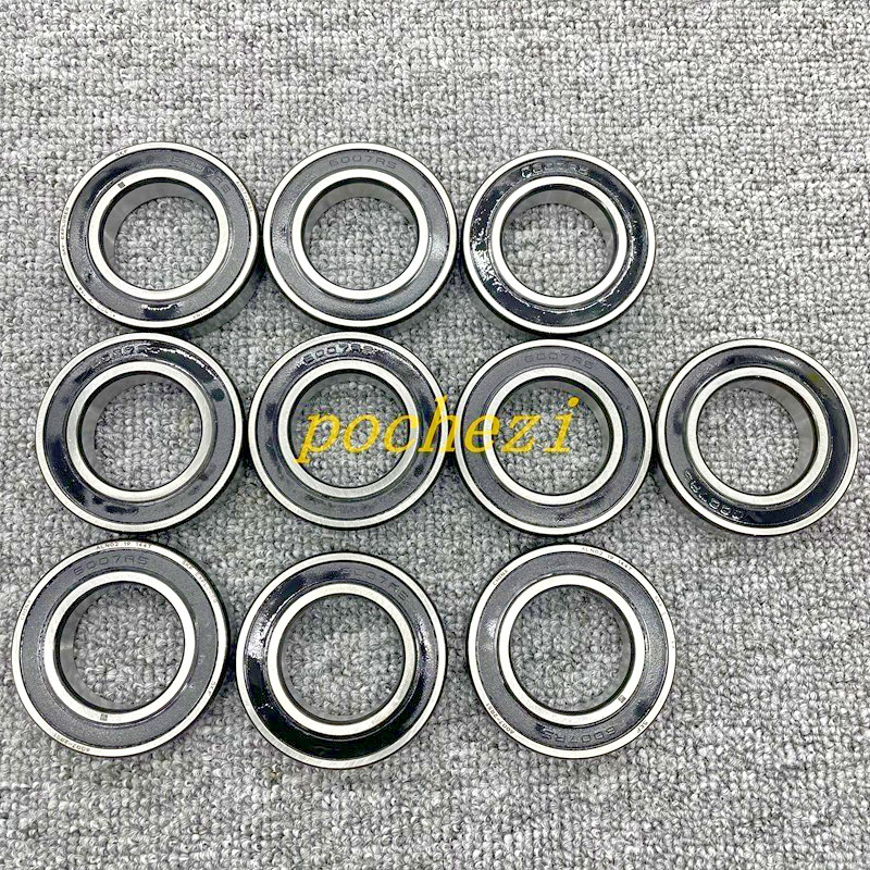 10x For 6007 2RS1 Rubber Sealed Deep Groove Ball Bearing 35x62x14mm 6007RS