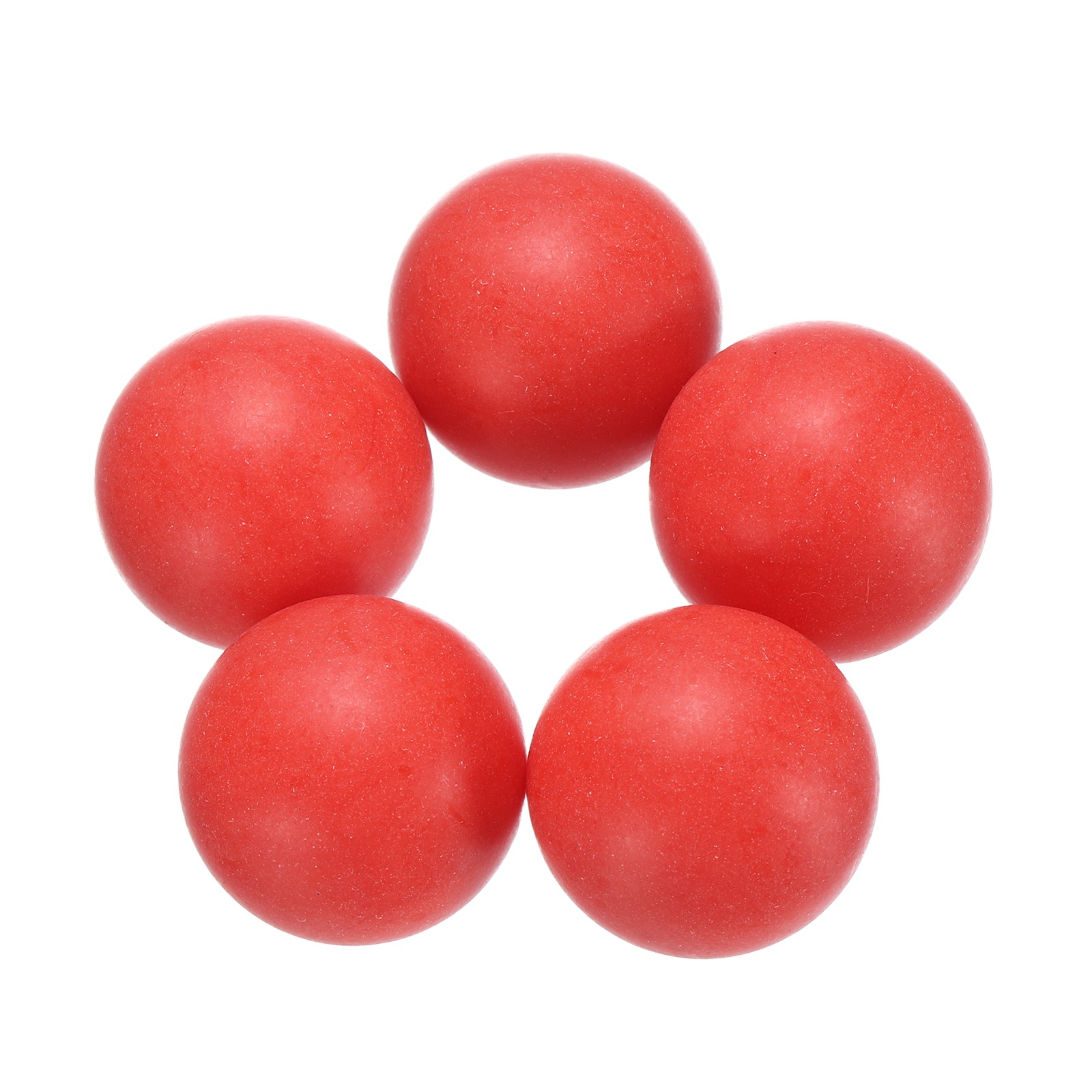 5pcs PP Plastic Bearing Balls 30mm Solid Plastic Balls G2 Precision, Red