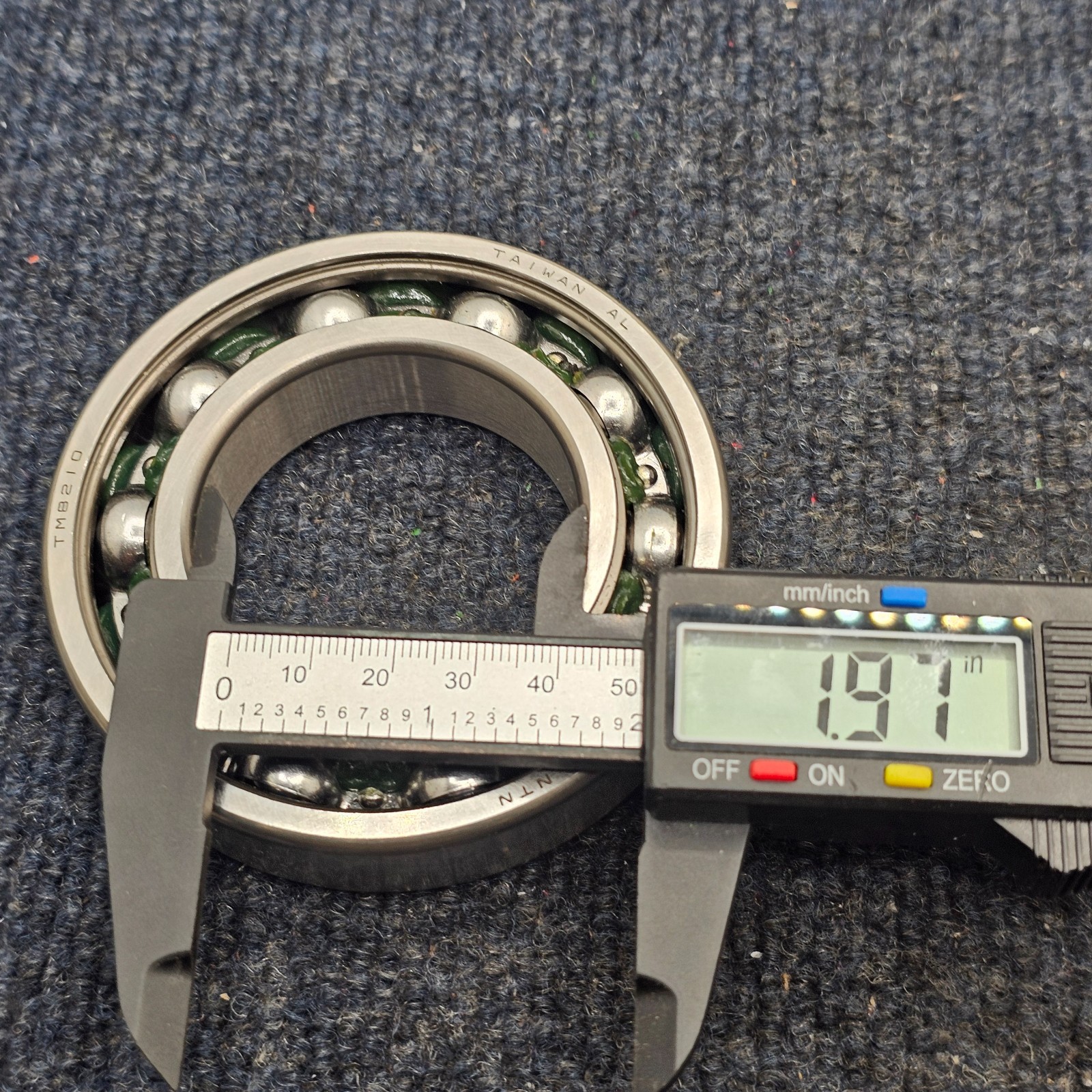 NTN TMB210: Single Row Radial Ball Bearing 90mm OD 50mm Bore 20mm Thick