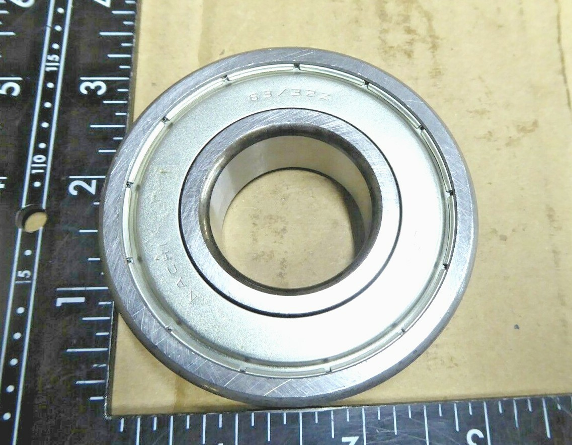 Nachi 63/32RZNA1-C3 Single Row Ball Bearing 32mm x 75mm x 20mm New