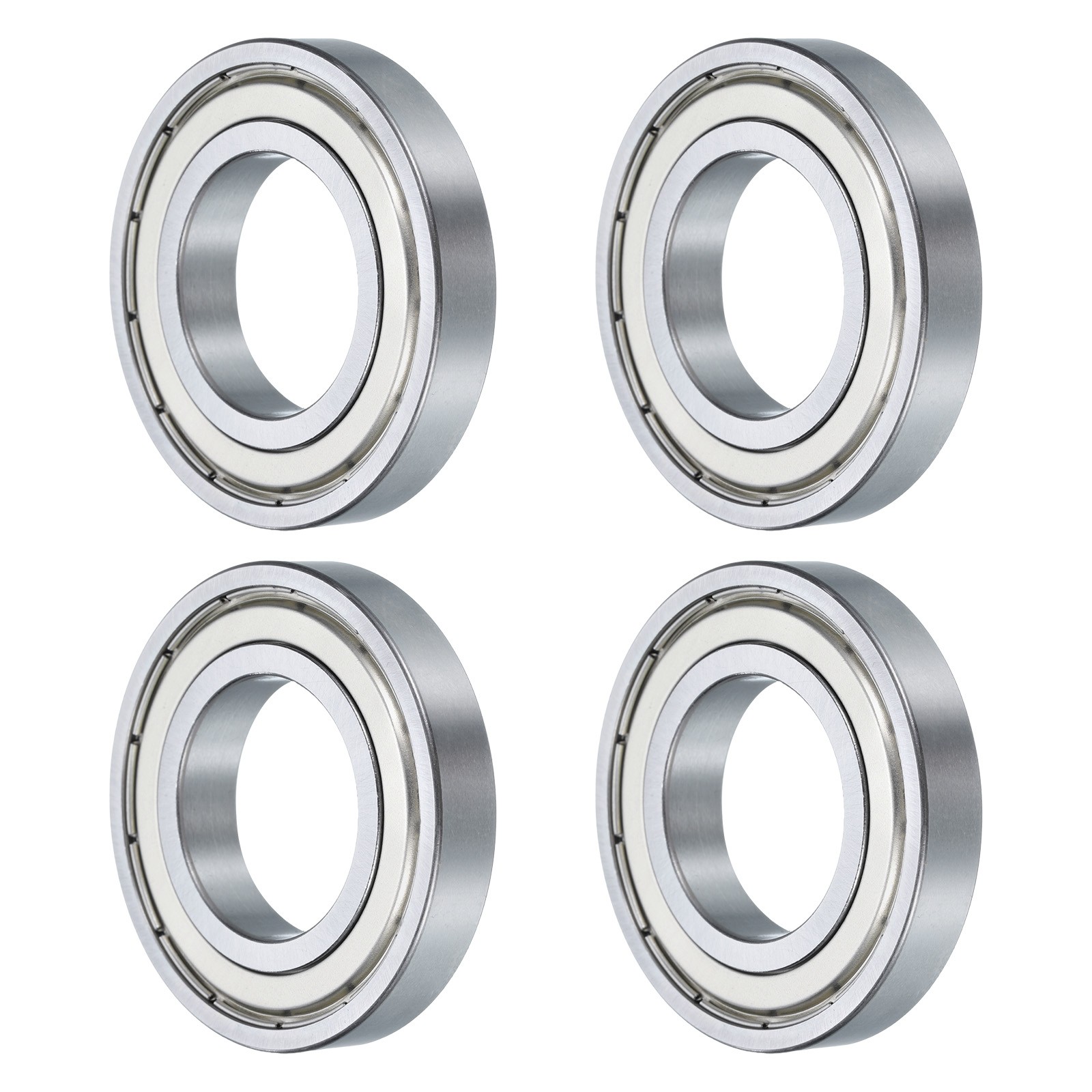 4 Pcs 16005-2Z Deep Groove Ball Bearing, 25x48x8 mm Double Sealed Bearing Z3