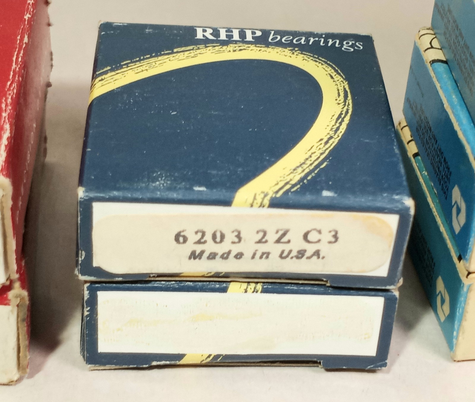 Vtg 9pc Ball Bearing Lot Consolidated, RHP, Koyo, MRC, 6204 ZZ, 6203 2z, 6200zz