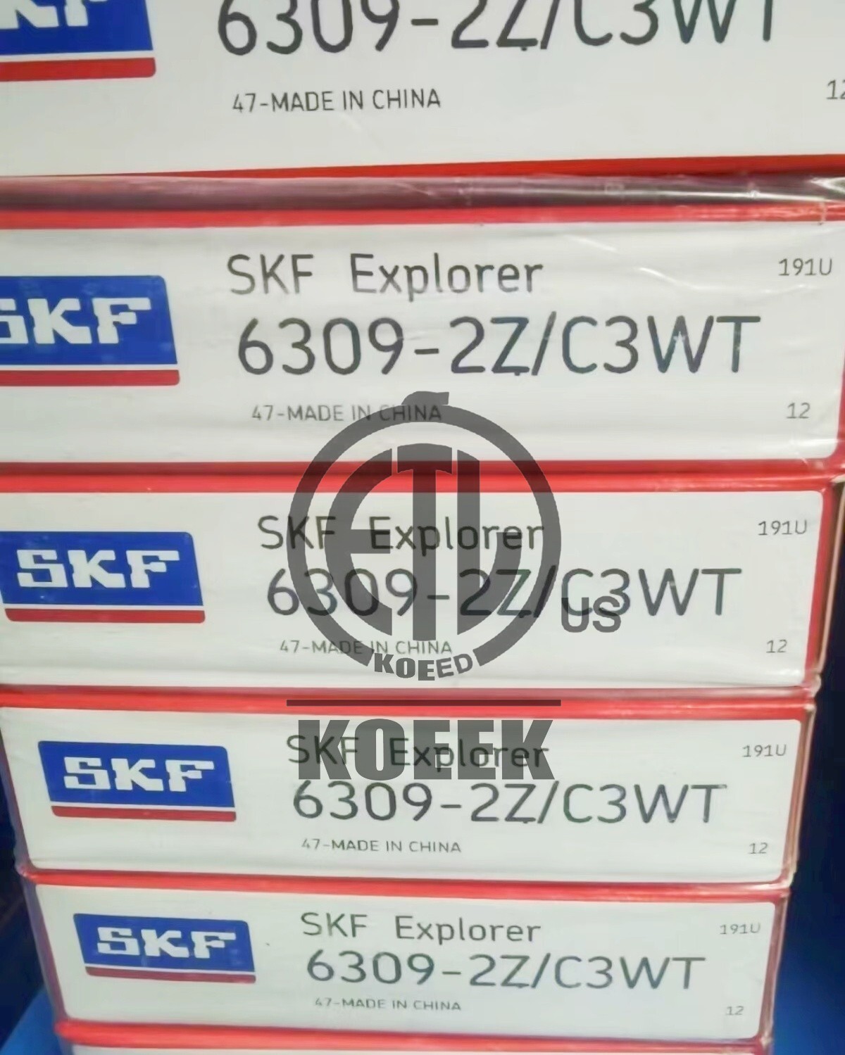 NEW SKF 6309-2Z/C3WT single row deep groove ball bearing 1PCS #DC