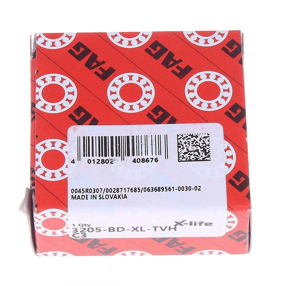 FAG 3205 BD XL TVH C3 Double Row Angular Contact Ball Bearing 25x52x20.6 mm