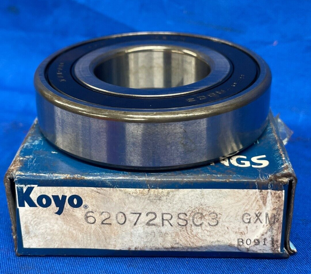 KOYO SEALED BALL BEARING, 6207 2RS C3 35MM X 72MM X 17MM