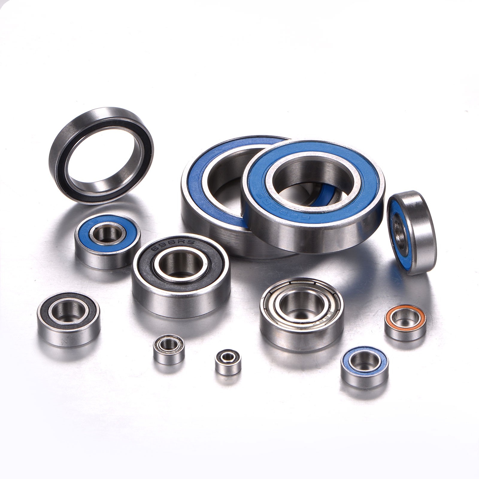 10pcs 6700-2RS Miniature Ball Bearings 10x15x4mm Black Rubber Sealed Bearings