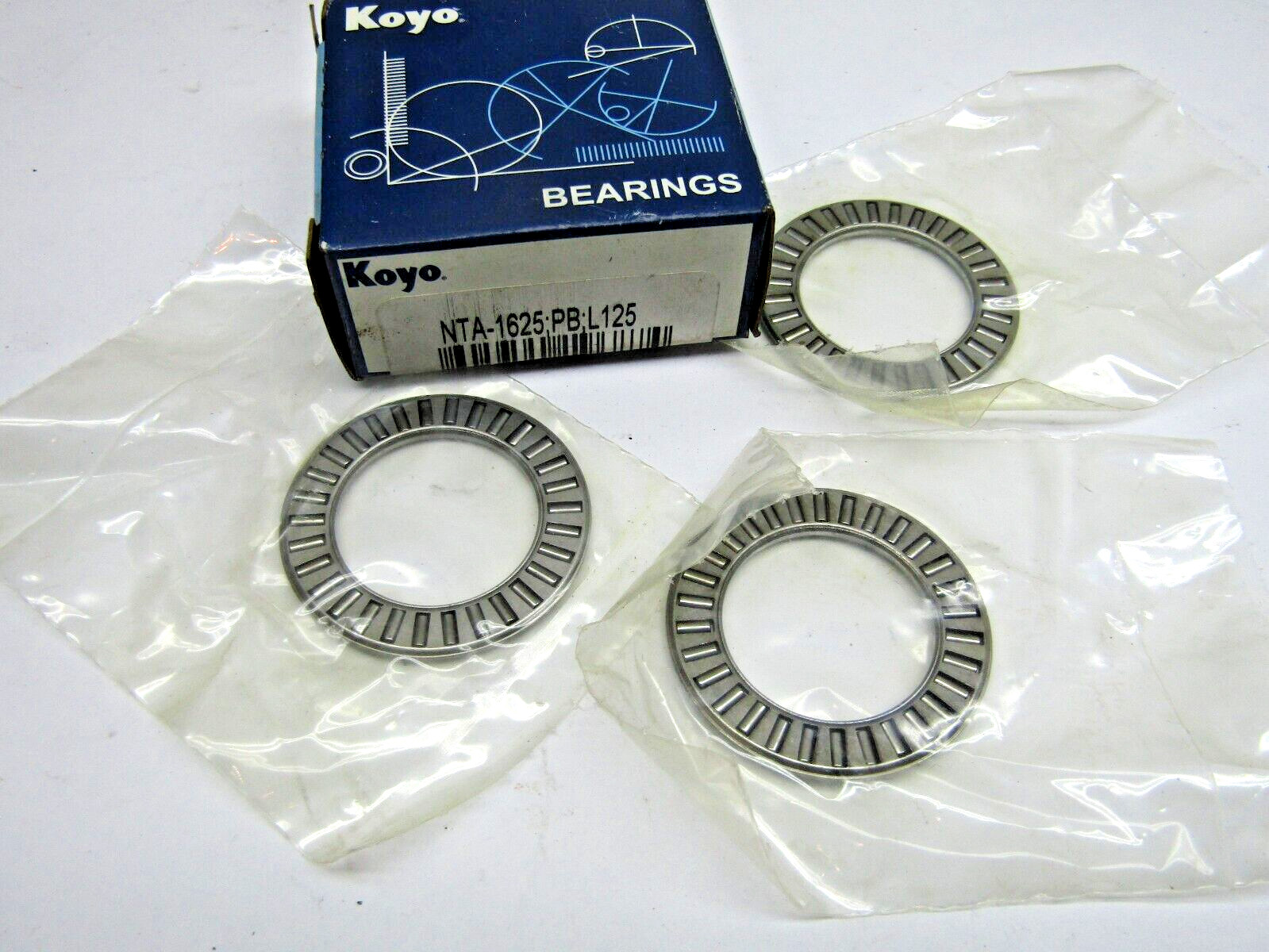 (Lot of 3) Koyo NTA-1625 1″ X 1-9/16″ X 5/64″ Needle Roller Bearing Roller Cage