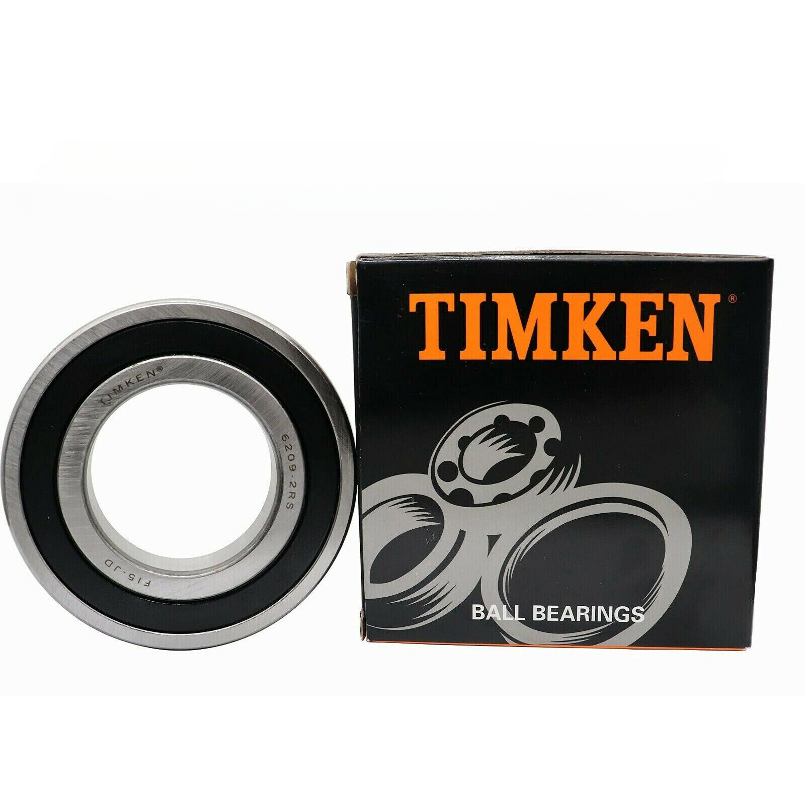 USA TIMKEN 6209-2RS 45X85X19MM Double Rubber Seal Deep Groove Ball Bearings
