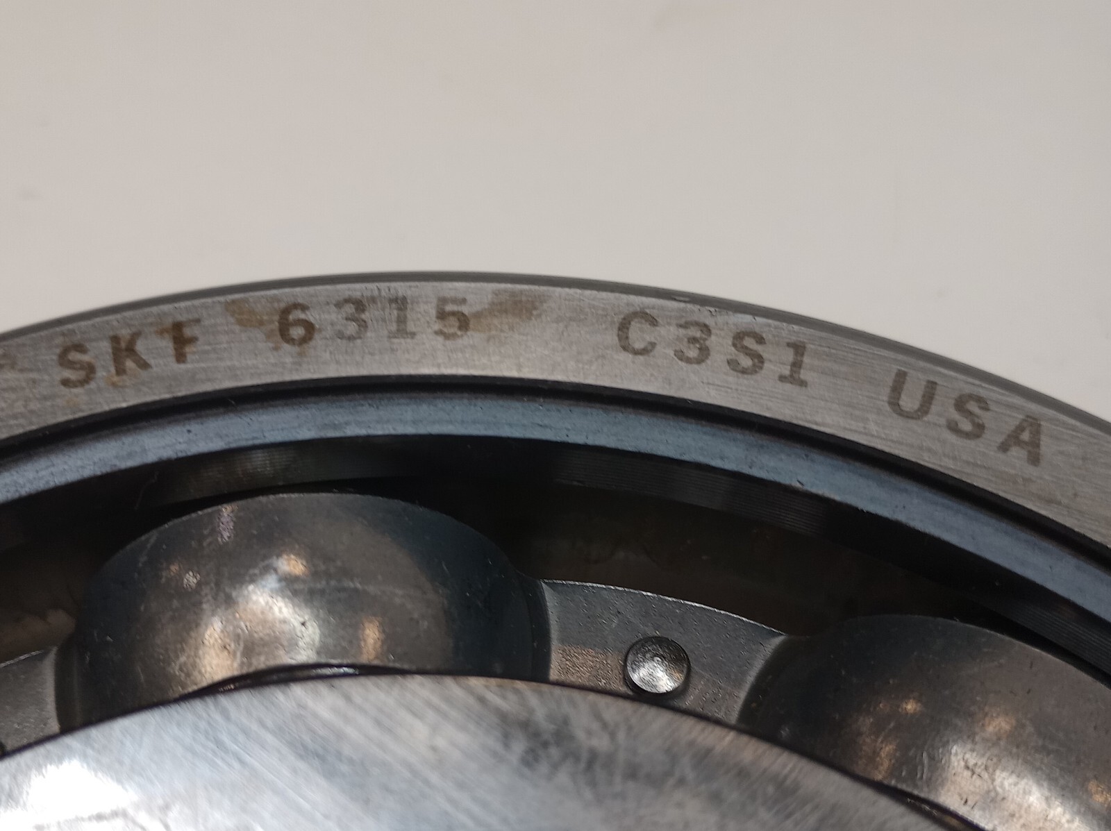 SKF 6315 C3S1 Ball Bearing Deep Groove 75mm ID X 160mm OD X 37mm W