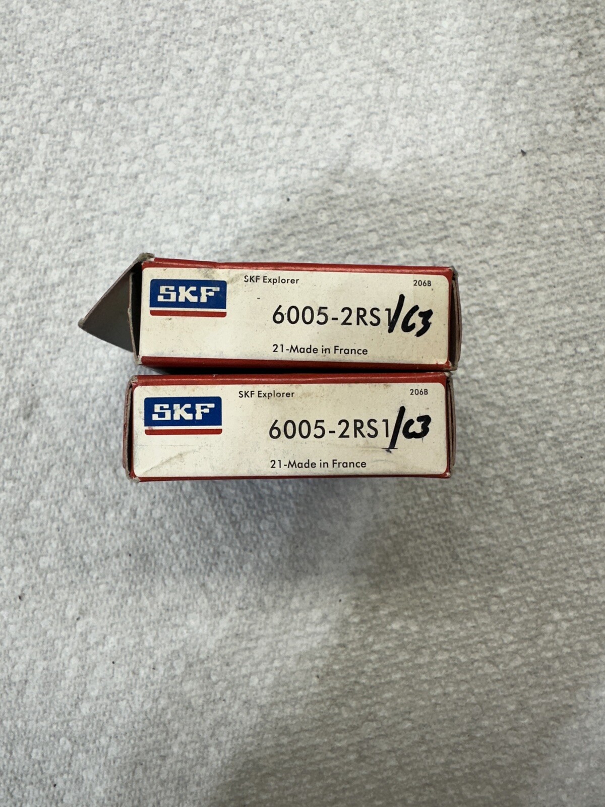 6005-2RS1 C3 SKF Brand Rubber Seal Ball Bearing 25x47x12 6005 2RS 6005RS.
