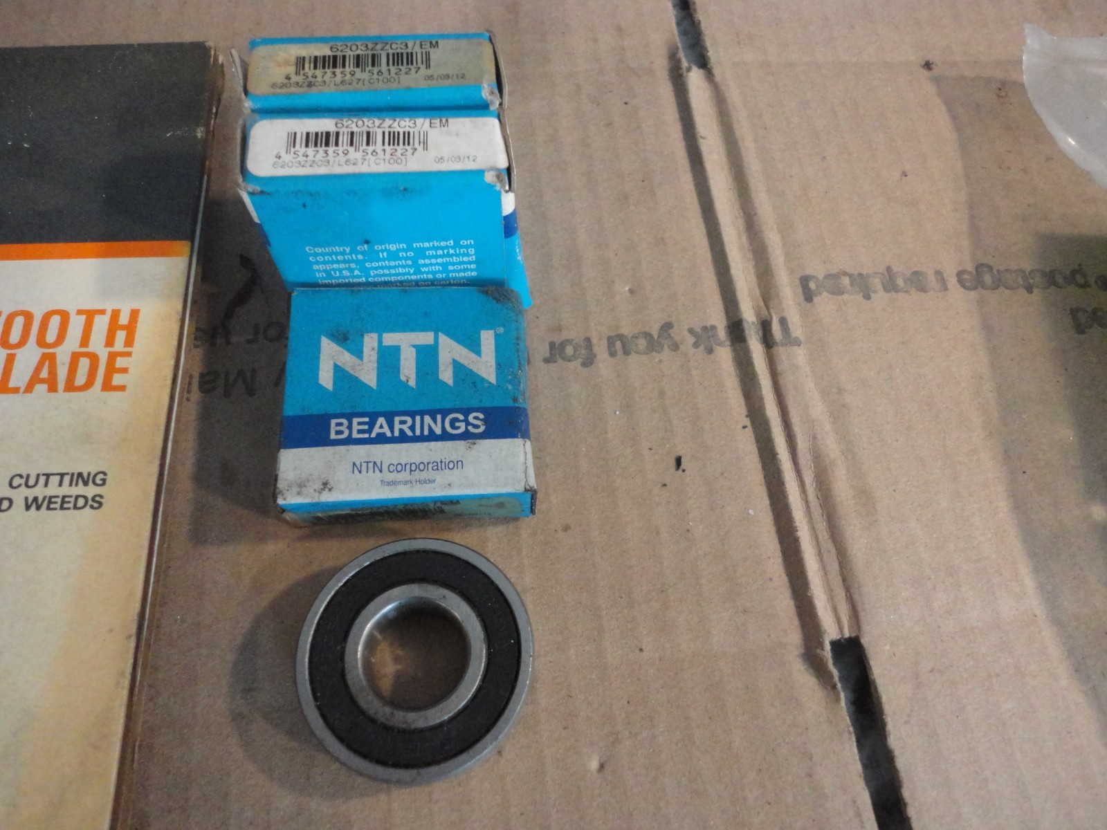 (4) 6203-ZZC3EM Premium Ball Bearings C3 EM 17x40x12mm
