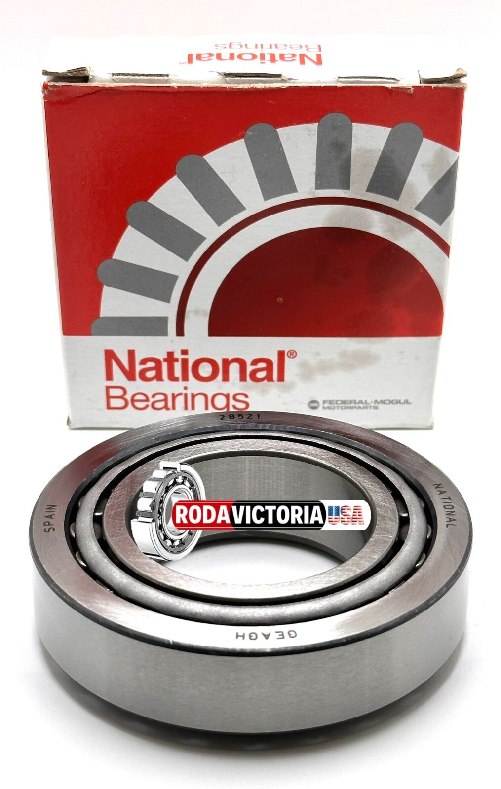 NATIONAL 28580/28521 Tapered Roller Bearing 2×3.625×0.9688″