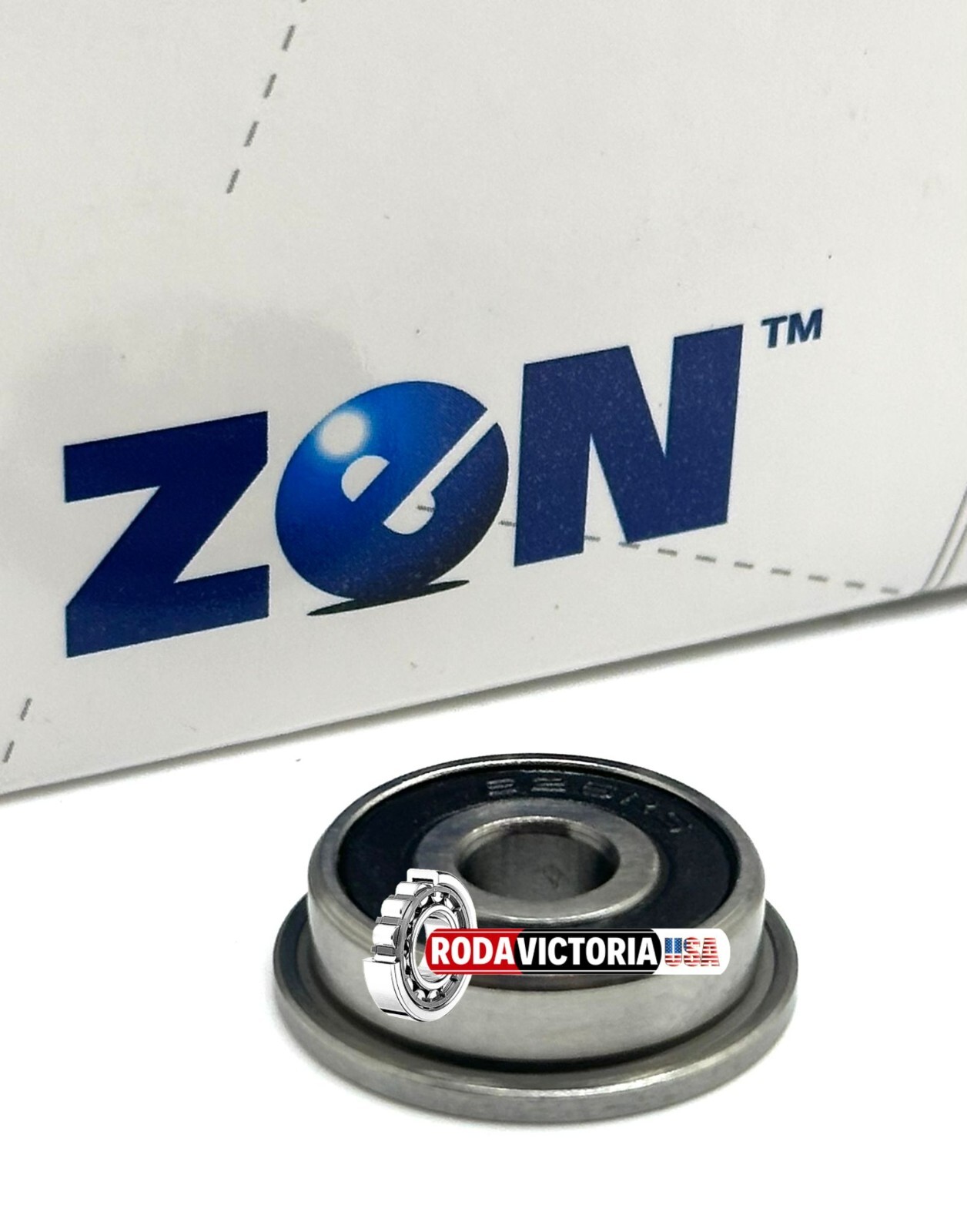 ZEN F626 2RS FLANGED BALL BEARING, METAL SHIELDED 6x19x6mm