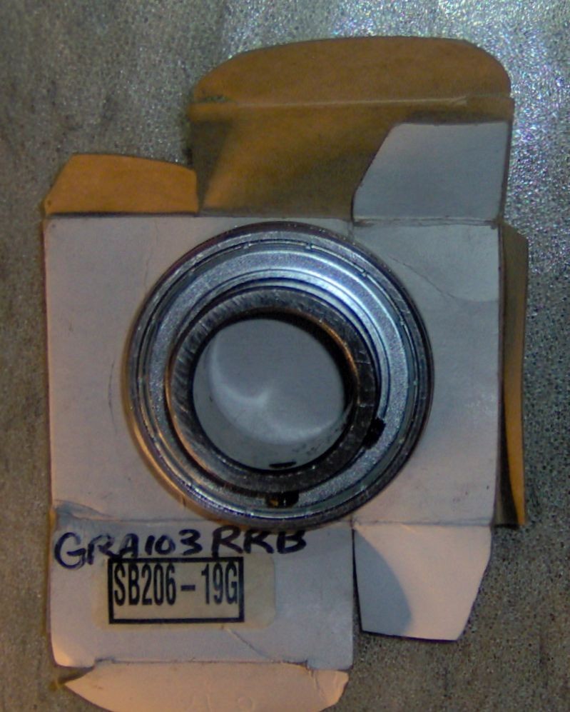 SB206-19G Insert Bearing 1-3/16″ Bore w/2 Set Screws New