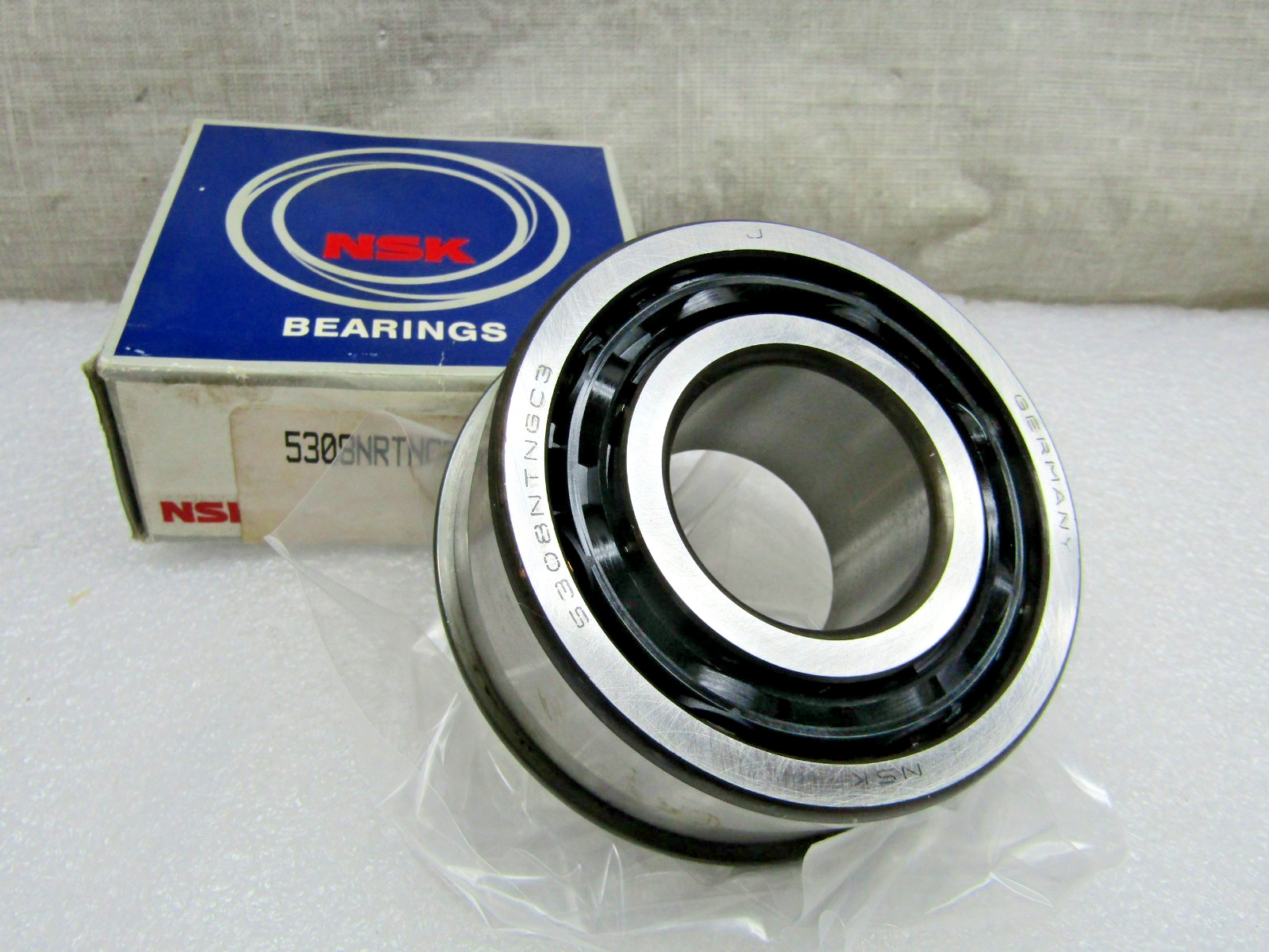NSK 5308NR TN C3 40mm X 90mm X 36.5mm Angular Contact Snap Ring Bearing